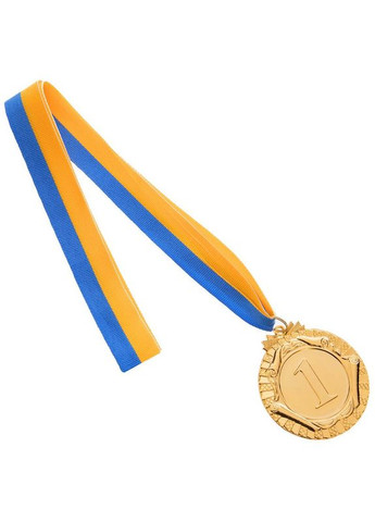 Медаль спортивна зі стрічкою FORCE d-6,5см C-6863 (метал, d-6,5см, 38g, 1-золото) SP-Sport (361434498)