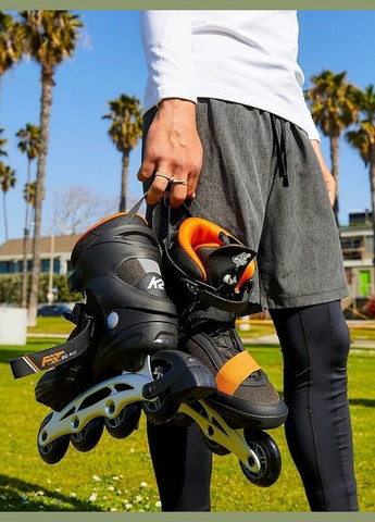 Ролики FIT 80 Alu Black Orange (38) K2 (315032528)
