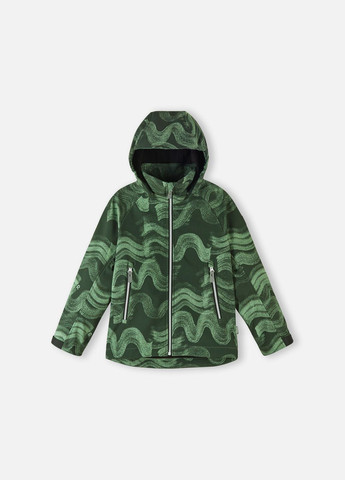 Зеленая демисезонная куртка softshell Reima AITOO