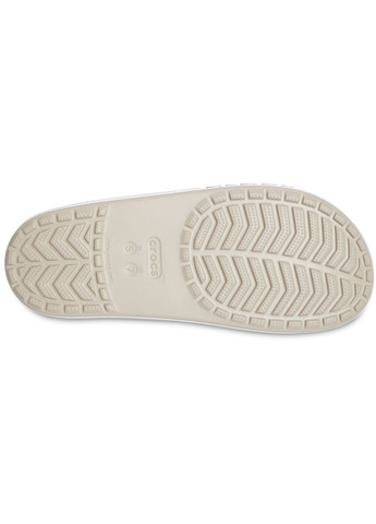 Бежевые пляжные шлепанцы slide slate grey 205392 Crocs