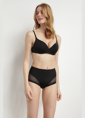 Чёрный бесшовный бесшовный бюстгальтер пуш-ап Dim без косточек полиамид, полиэстер, эластан