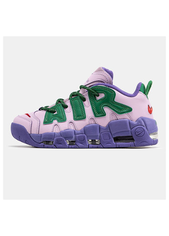 Бузкові осінні кросівки жіночі Nike Air More Uptempo x AMBUSH