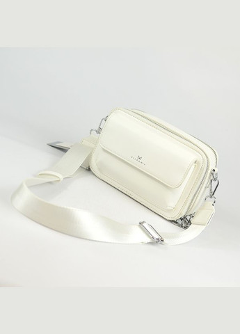 Біла жіноча маленька сумка крос боді клатч через плече No Brand (293942349)