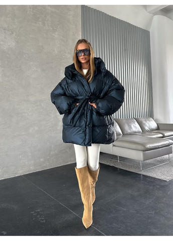 Темно-синяя куртка transformer удлиненная цвет темно-синий milirud