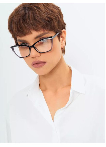 Женские пластиковые очки для зрения, для чтения +2.50 белая линза Ralph (334877706)