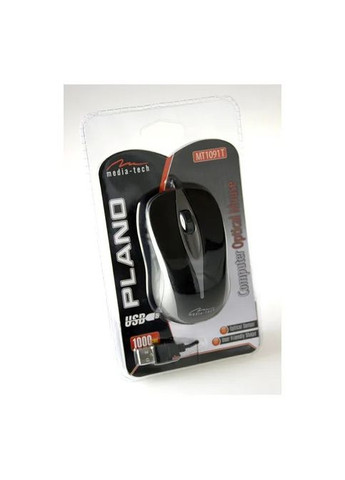 Мишка (MT1091T) Media-Tech Plano USB Grey (316223220)