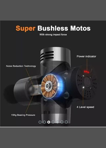 Профессиональный массажер для тела – ударное перкуссионное устройство для эффективного восстановления Booster Pro 3 (341320095)