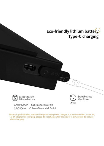 Весы для кофе Сube Mini Белые (R-ES6034W-VS) MHW-3BOMBER (303348118)