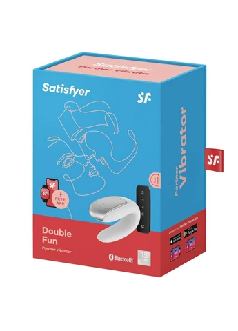 Смарт-вібратор для пар Double Fun (White) SO5057 Satisfyer (303905727)