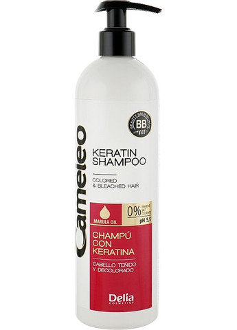 Кератиновий шампунь Cameleo Shampoo 250ml (184617-156733) Delia (368631796)