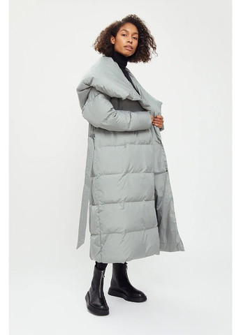 Серый зимний Пуховик Finn Flare