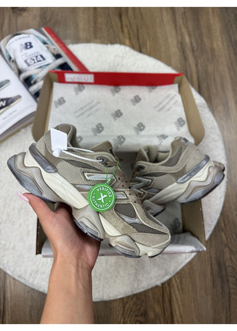 Бежевые демисезонные кроссовки мужские new balance 9060 beige brown нью беланс 9060 No Brand