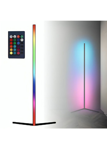 Комплект набор напольная угловая RGB лампа торшер светильник 135x20 см с пультом светодиодной лентой 5 метров (480676-Prob) Unbranded (340339394)