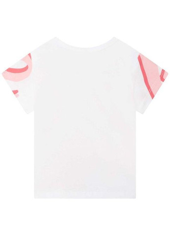 Белая демисезонная футболка арт. 05476, жираф/тигр, 104 см, 4 года Kenzo