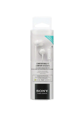 Гарнітура MDR-EX15AP White Sony (307175183)