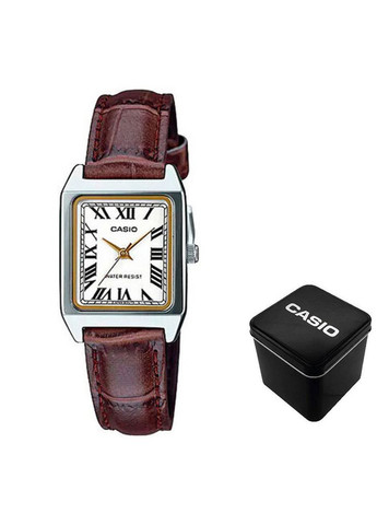 Женские кварцевые наручные часы (Касио) LTP-V007L-7B2, минеральное стекло, влагостойкие Casio (364221197)