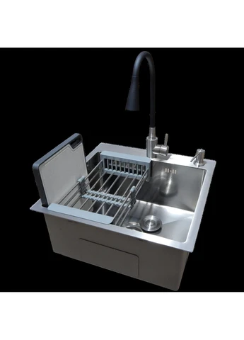 Комплект кухонної мийки KRF 5050 decor (3.0/1.0 мм) Kraft (374013982)