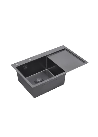 Кухонная мойка KRP Schwarze - 7849LHM PVD (3,0/1,0 мм) () Kroner CV025278 (380872942)