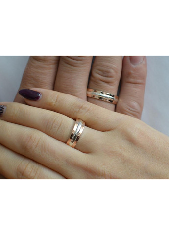 Обручальное кольцо из серебра с золотом Silver Style (367112174)