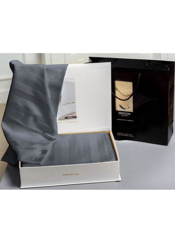 Постельное белье (m221810) Mirson Сатин Premium Graphite 2х160х220 (366565374)