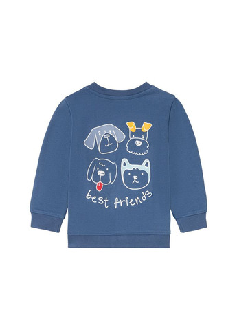 Толстовка двунитка для хлопчика LIDL 372601 062-68 см (2-6 міс.) темно-синій Lupilu (366199711)
