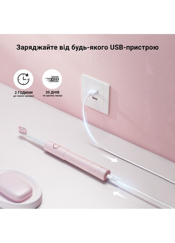 Електрична зубна щітка E11 pink Fairywill (289355121)