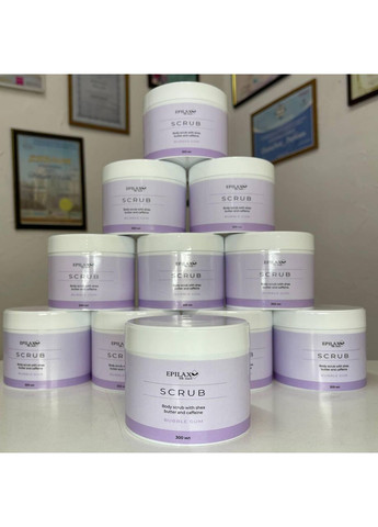 Скраб для тела, Bubble Gum, (300 мл) Epilax (345707251)