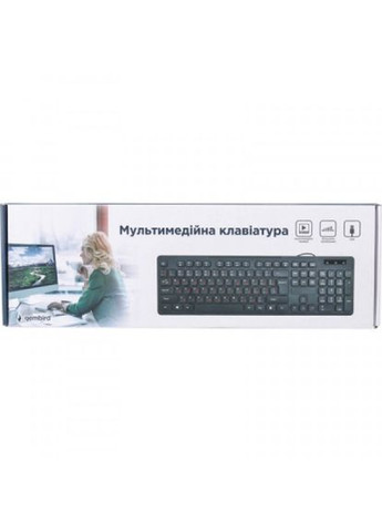 Клавіатура KBMCH-04-UA USB Black (KB-MCH-04-UA) Gembird kb-mch-04-ua usb black (268547478)
