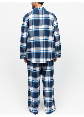 Піжама чоловіча тепла фланель 100% бавовна зимова преміум комфорт Cyberjammies Frosty (368558979)