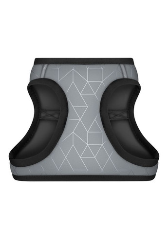 Шлея для собак м'яка Clothes c QR-паспортом, світловідбивна, B 46-50 см, C 43-45 см WAUDOG (326836842)