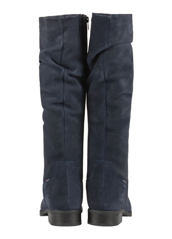 Зимние женские темно-синие замшевые сапоги Paul Vesterbro