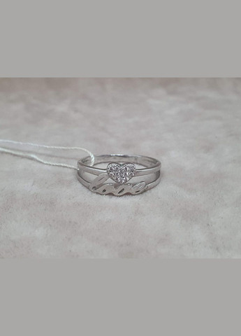 Серебряное кольцо с фианитами. 1216/1Р-CZ AGNI (323136354)