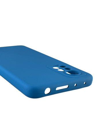 Чохол для Redmi Note 11 Pro 4G силіконовий з мікрофіброю нековзний на сяомі редмі нот 11 про 4г синій Xiaomi (366387820)