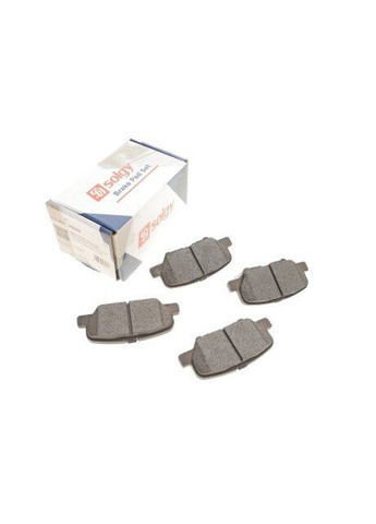 Колодки тормозные (задние) Citroen C4 Aircross/Mazda 6/Mitsubishi Outlander III/Peugeot 4008 12-209260 RU63 Solgy (370966883)