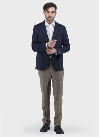 Чоловічий класичний приталений піджак темносиній на ґудзики Avvenente (темносиній, ), 38801 No Brand (331885742)