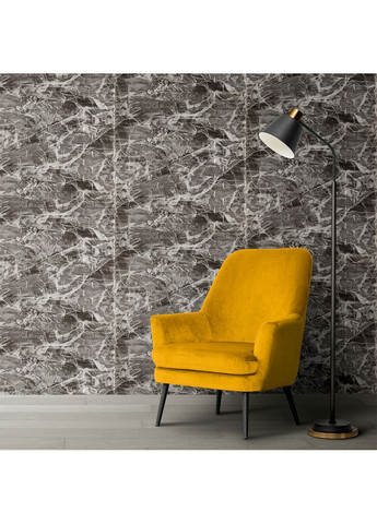 3D панель самоклеюча кладка 700х770х7мм Чорна-біла (330) SW-00000674 Sticker Wall (362115451)