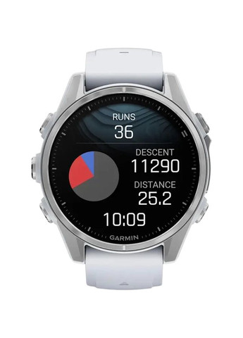 Смарт-годинник Fenix 8 Amoled 43mm Silver (010-02903-00) Garmin (323093816)