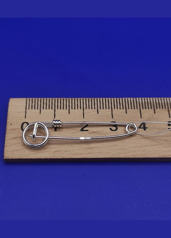 Серебряная булавка 925 пробы Shiny 012 No Brand (331145220)