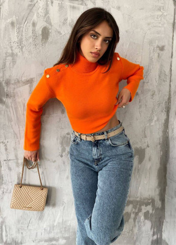 Базовый свитер-гольфик с пуговицами Tik-Tak (322504648)