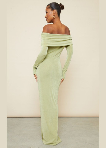 Оливковое платье PrettyLittleThing