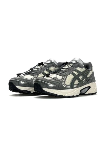 Сірі кросівки чоловічі демісезон Asics Gel-Kahana TR V4 Grey Green