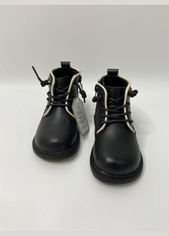 Черные осенние ботинки для девочек Kimboo