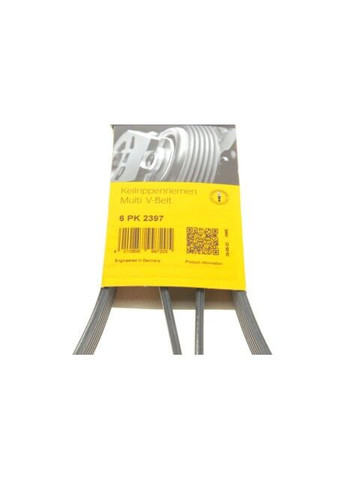 Ремень генератора MB Vito (W639)/Sprinter 906 M272/M273 CONTINENTAL 6PK2397 RU63 ContiTech (366206642)