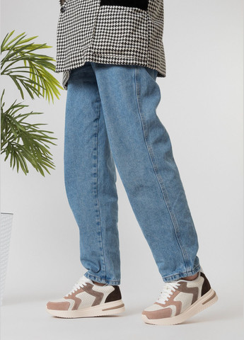 Кроссовки (1069ТZ) Kento светло-бежевые (328912902)