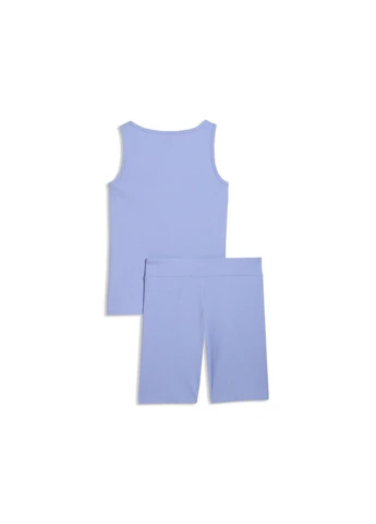 Дитячий костюм Essentials Elevated Rib Tank and Short Leggings Set Youth Puma (378738594)