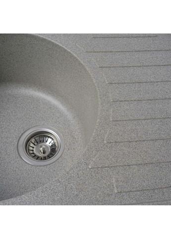 Гранитная мойка для кухни 7750 LIRA серая Valeso (336937422)
