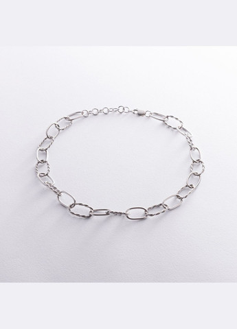 Срібне кольє Свобода (родій) 181273 40 Oniks (264022484)