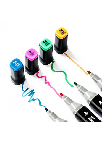 Двосторонні скетч маркери Sketch Marker в чохлі, набір 48 кольорів маркерів TouchFive (324260088)