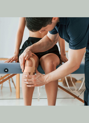 Лента кинезиологическая (кинезио тейп) 7.5 см x 5 м 4FJ0545 Biege 4FIZJO (322062717)