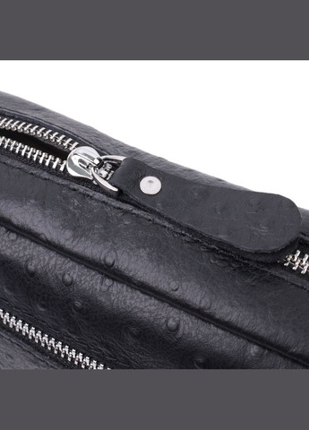 Сумка через плече жіноча шкіряна 22659 Чорний Vintage (302008122)